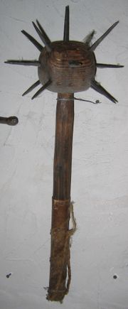 Morning star at the torture museum in Freiburg im Breisgau.